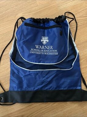 University of Rochester drawstring bag